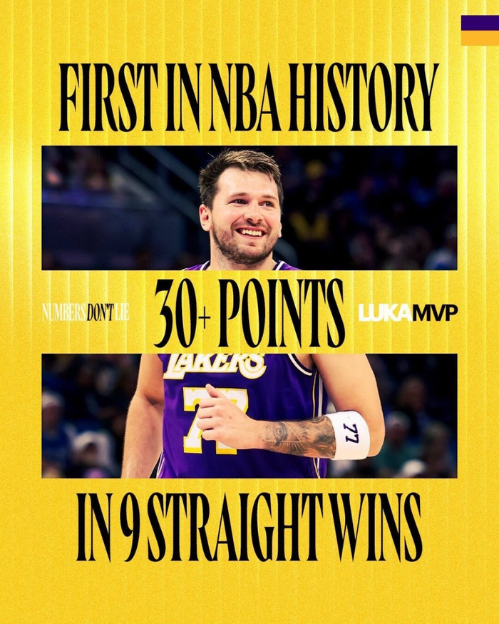 东契奇偷听战术遭制止 湖人豪取9连胜创历史纪录